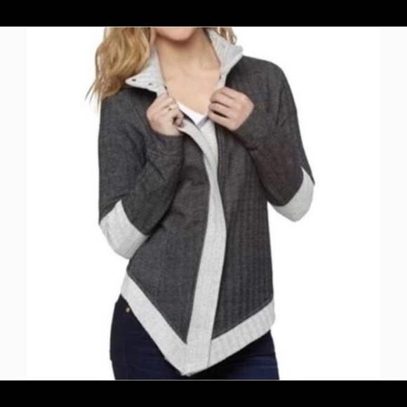 Puma Grey Asymmetrical Zip Up Jacket XS - Picture 2 of 7